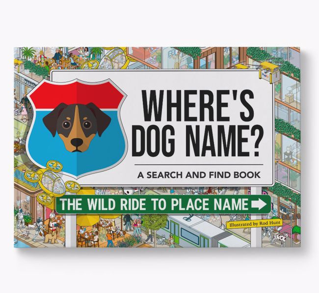 Personalised Jackshund Book: Where's Dog Name? Volume 3